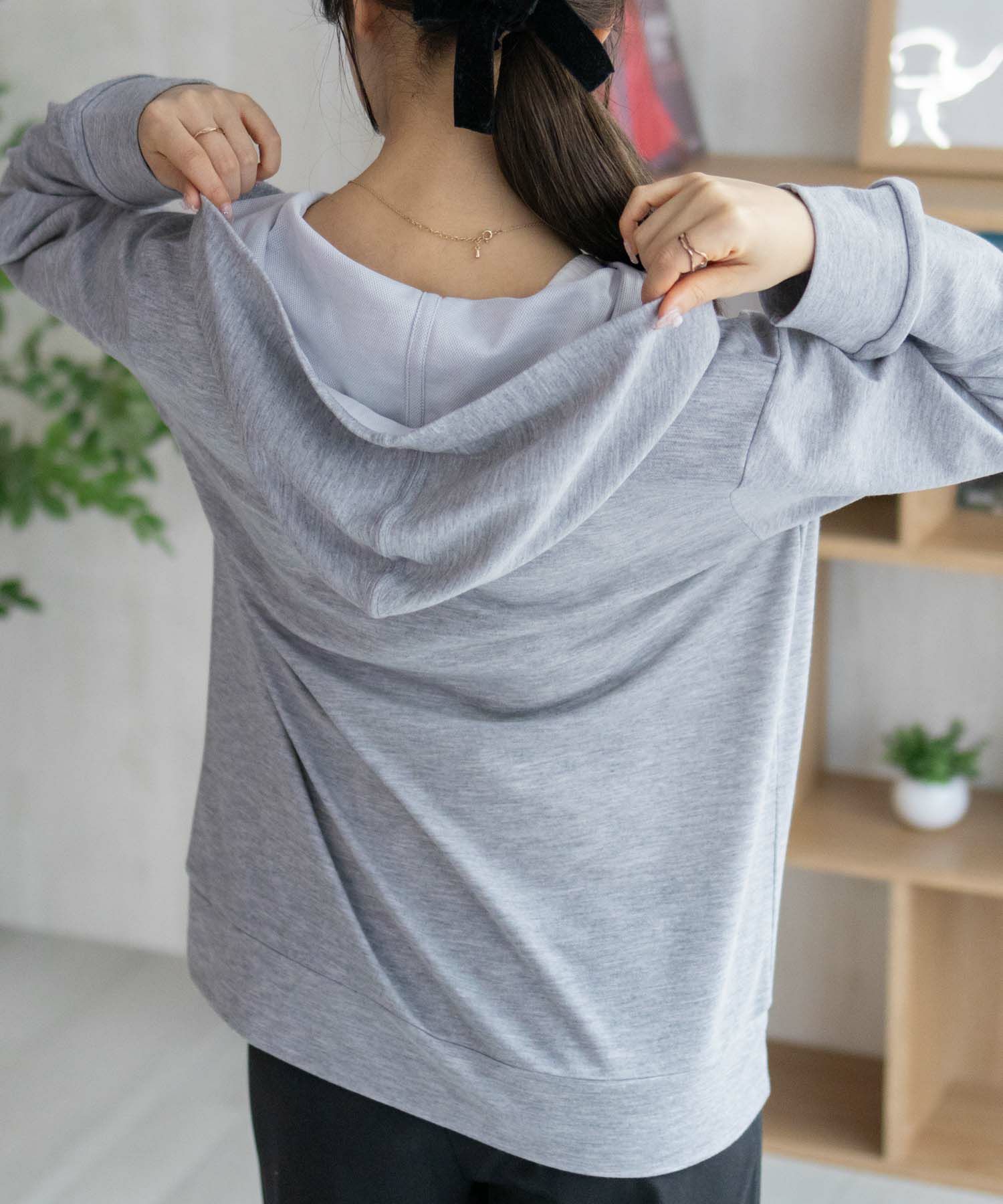 NAVY SARARI UVカットパーカー ドライ レディース