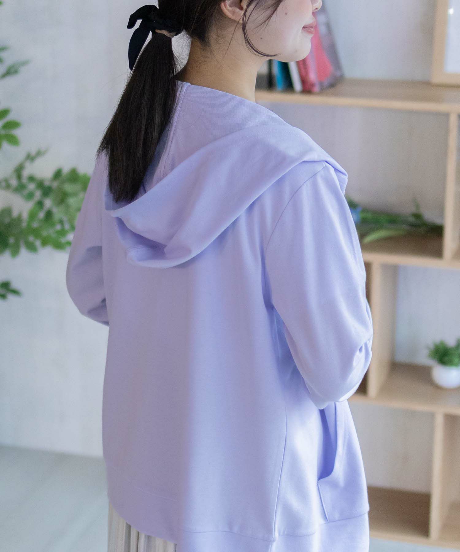 NAVY SARARI UVカットパーカー ドライ レディース