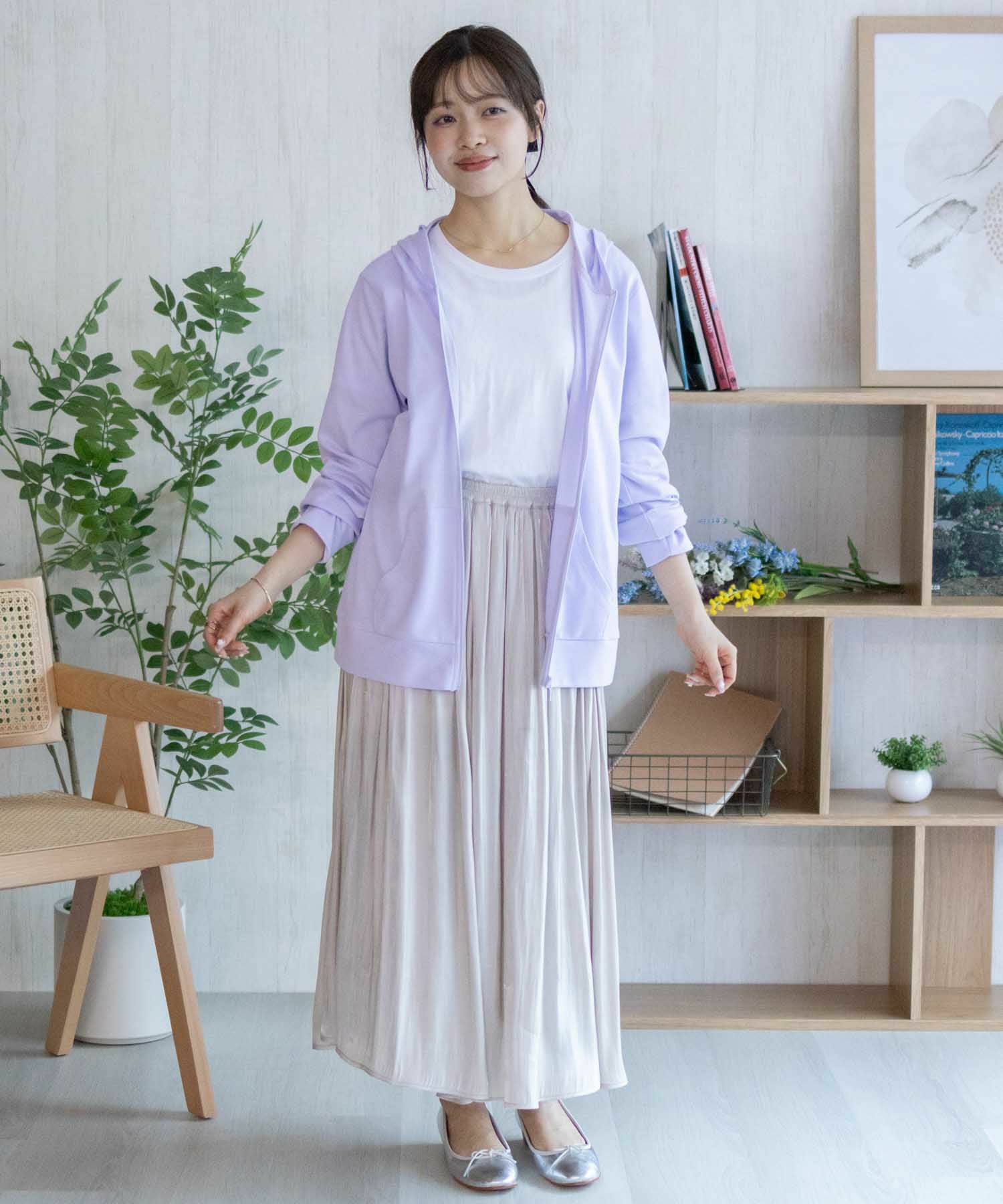 NAVY SARARI UVカットパーカー ドライ レディース