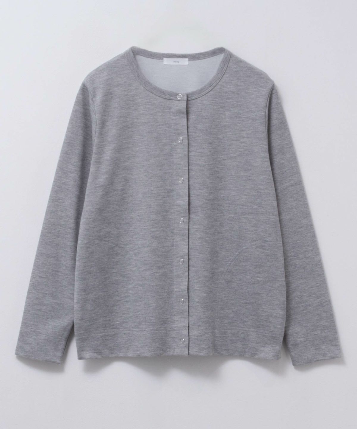 NAVY SARARI UVカットカーディガン ドットボタン レディース