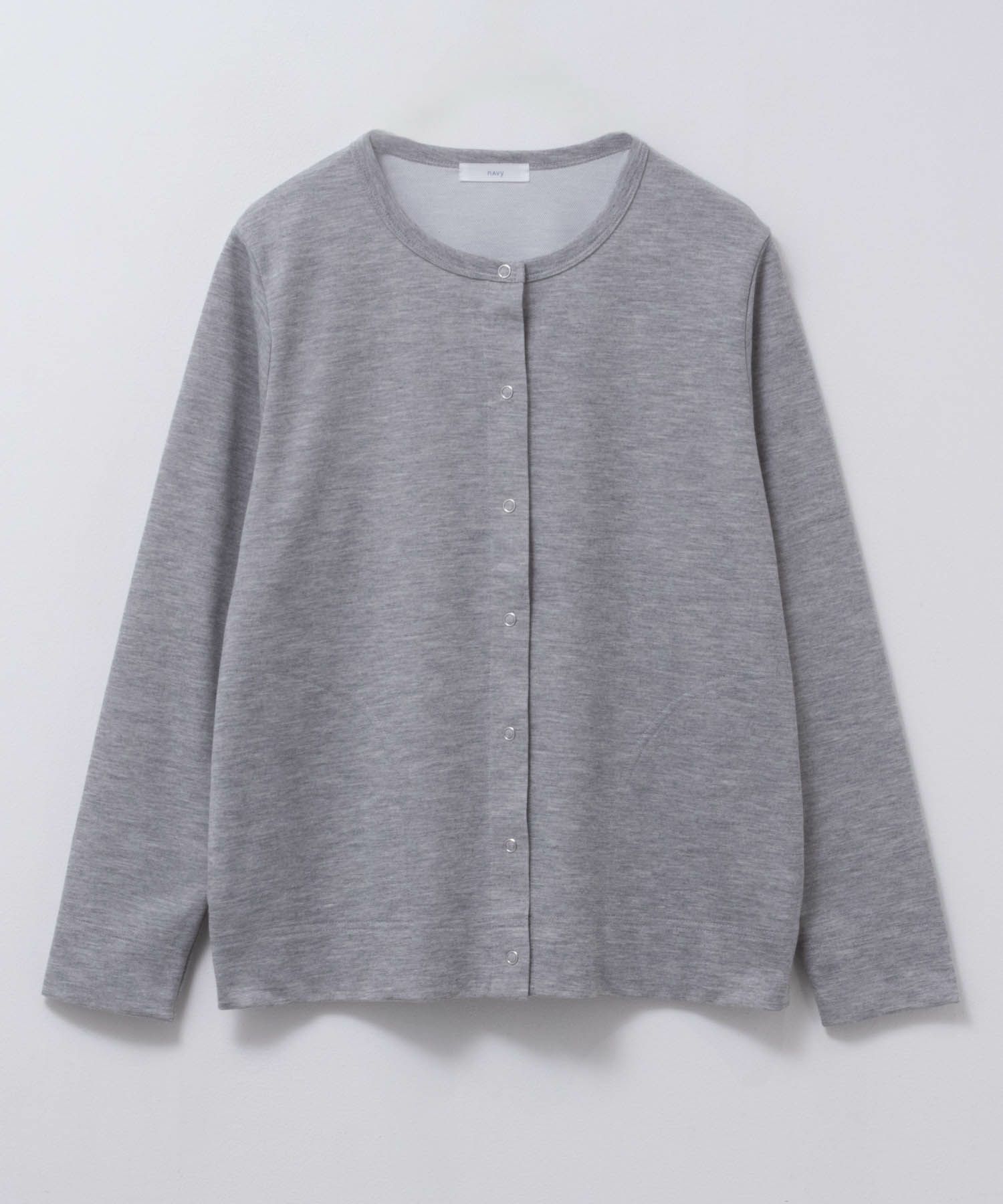 NAVY SARARI UVカットカーディガン ドットボタン レディース