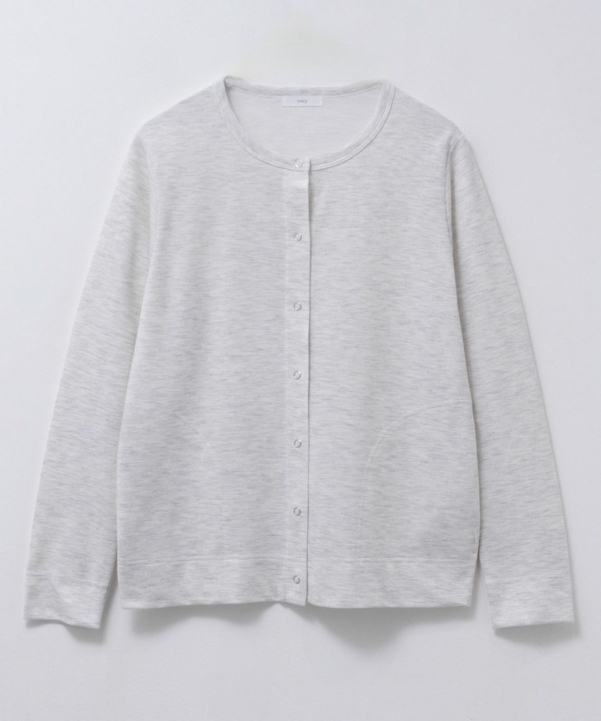 NAVY SARARI UVカットカーディガン ドットボタン レディース