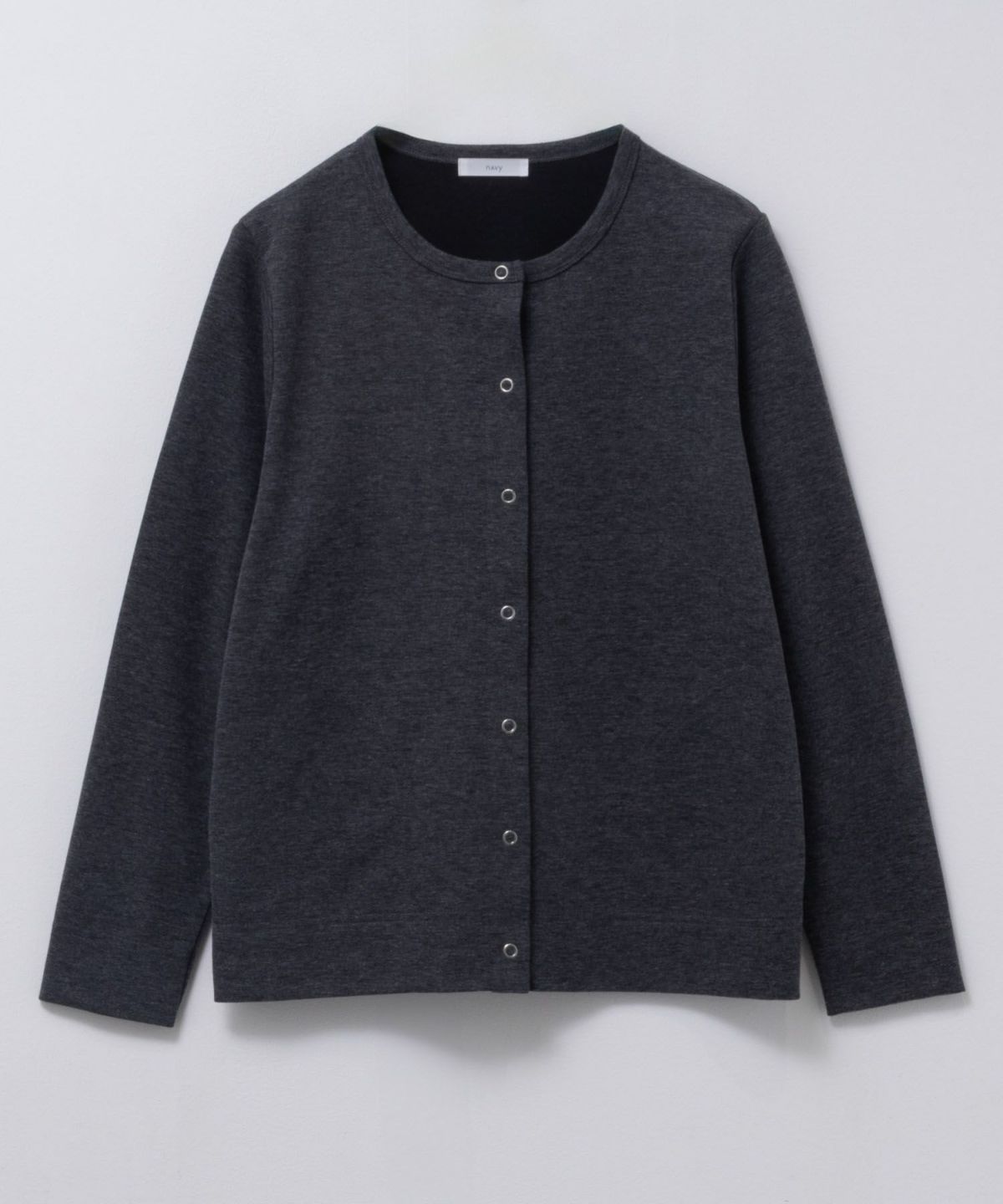 NAVY SARARI UVカットカーディガン ドットボタン レディース