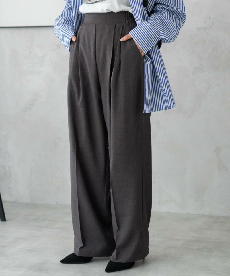 nAvy  2タックセミワイドパンツ レディース商品画像-1