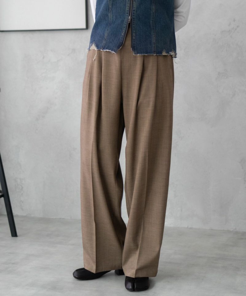 nAvy  2タックセミワイドパンツ レディース商品画像-2