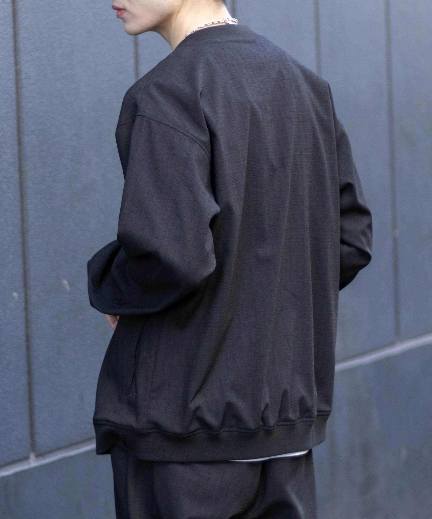URBAN COLLECTION エアリネン リネンライクブルゾン メンズ商品サムネイル-9