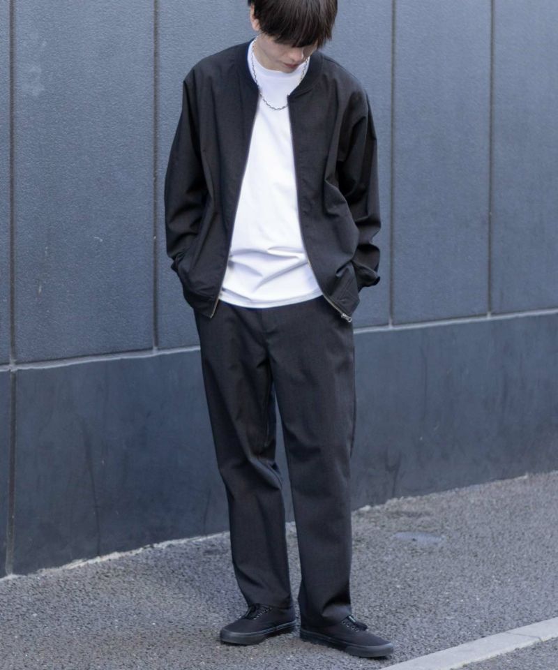 URBAN COLLECTION エアリネン リネンライクブルゾン メンズ商品画像-10