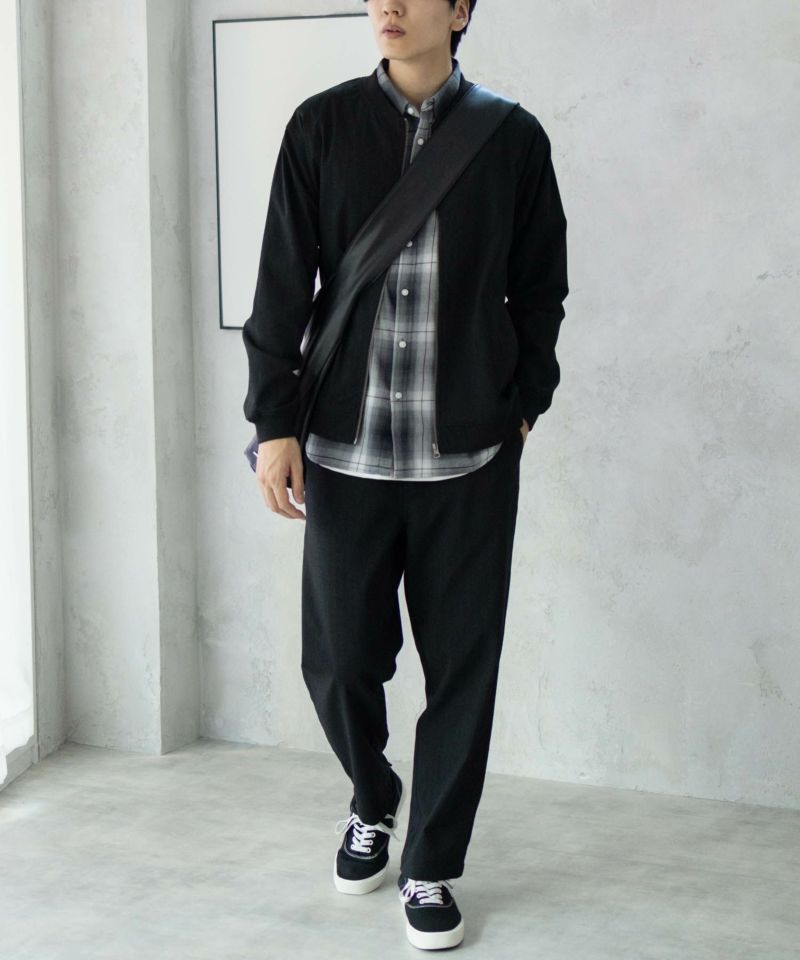 URBAN COLLECTION エアリネン リネンライクブルゾン メンズ商品画像-15