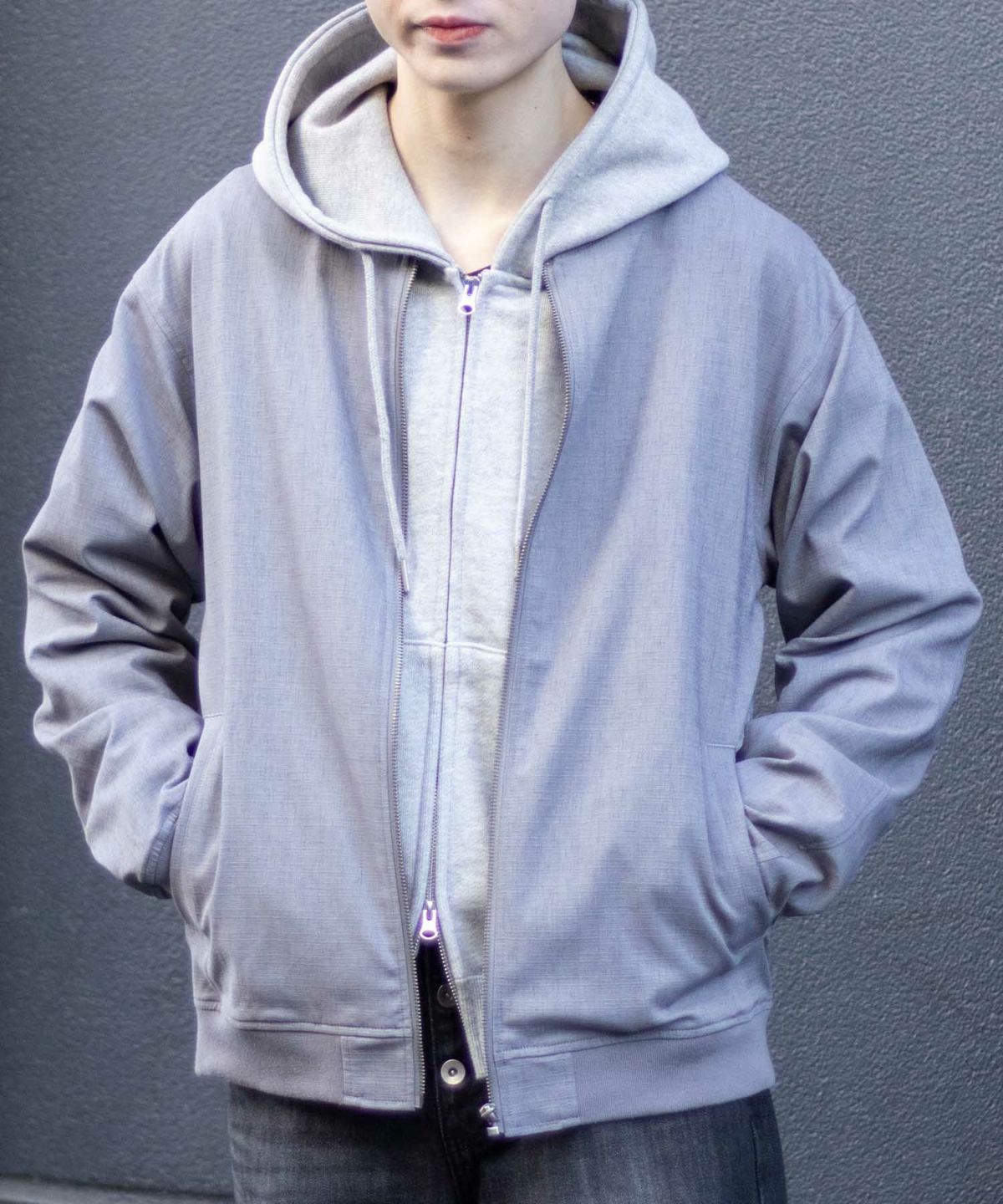 URBAN COLLECTION リネンライクブルゾン メンズ