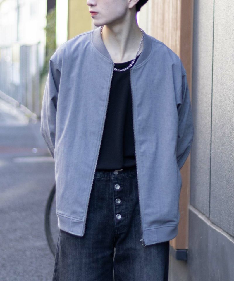 URBAN COLLECTION エアリネン リネンライクブルゾン メンズ商品画像-20