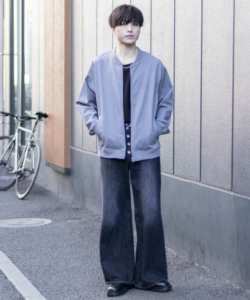 URBAN COLLECTION エアリネン リネンライクブルゾン メンズ商品画像-40