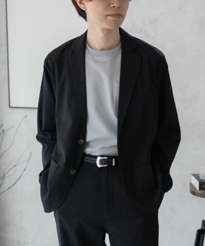 URBAN COLLECTION エアリネン リネンライクジャケット メンズ