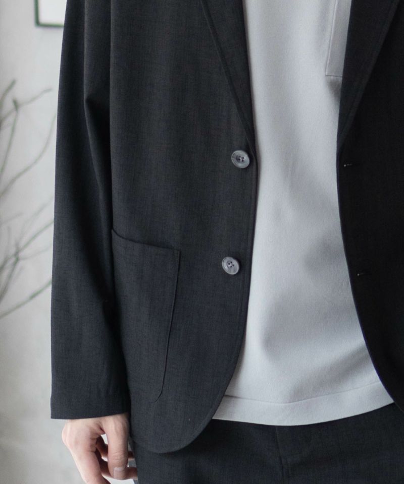 URBAN COLLECTION エアリネン リネンライクジャケット メンズ商品画像-6