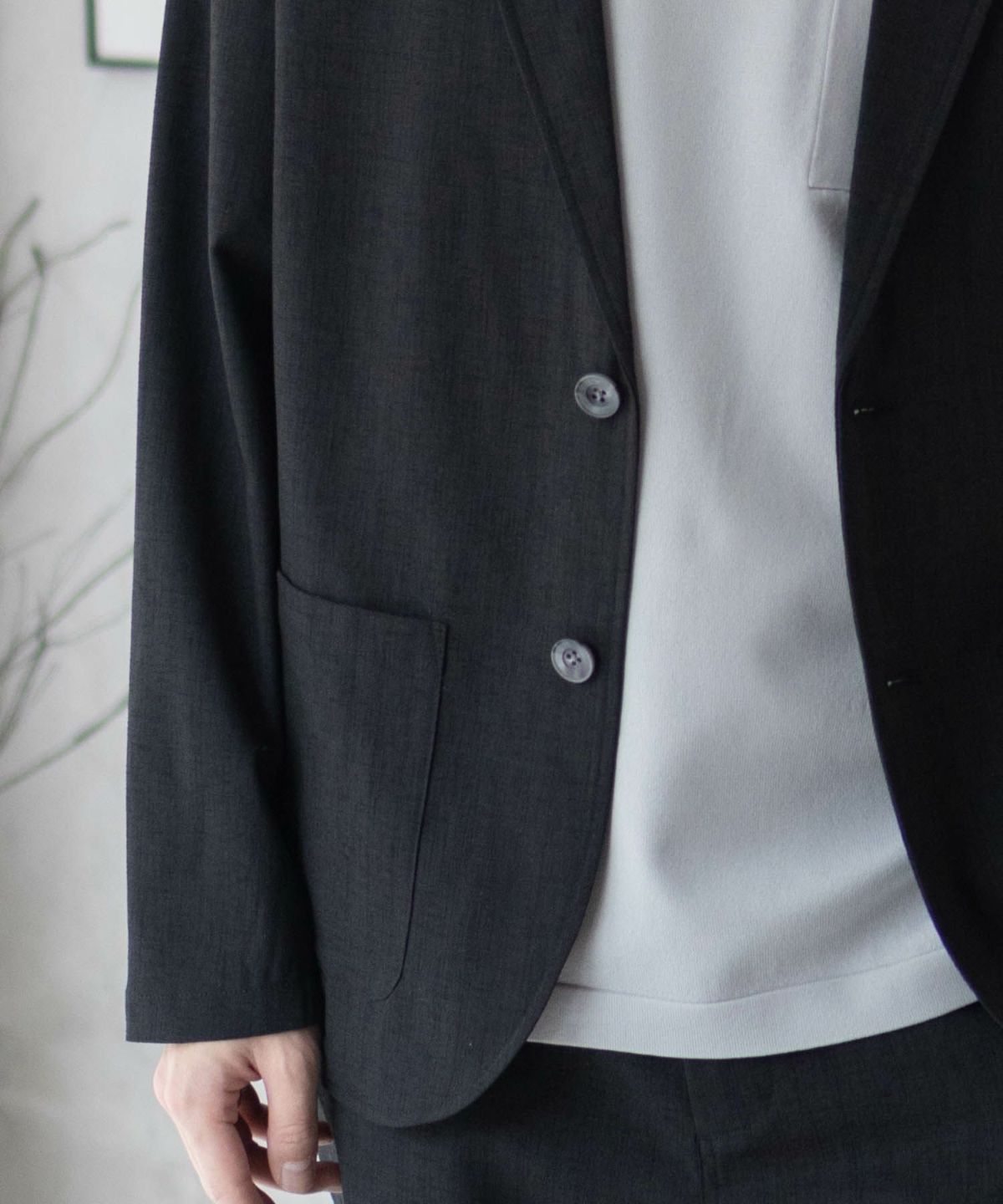 URBAN COLLECTION リネンライクジャケット メンズ