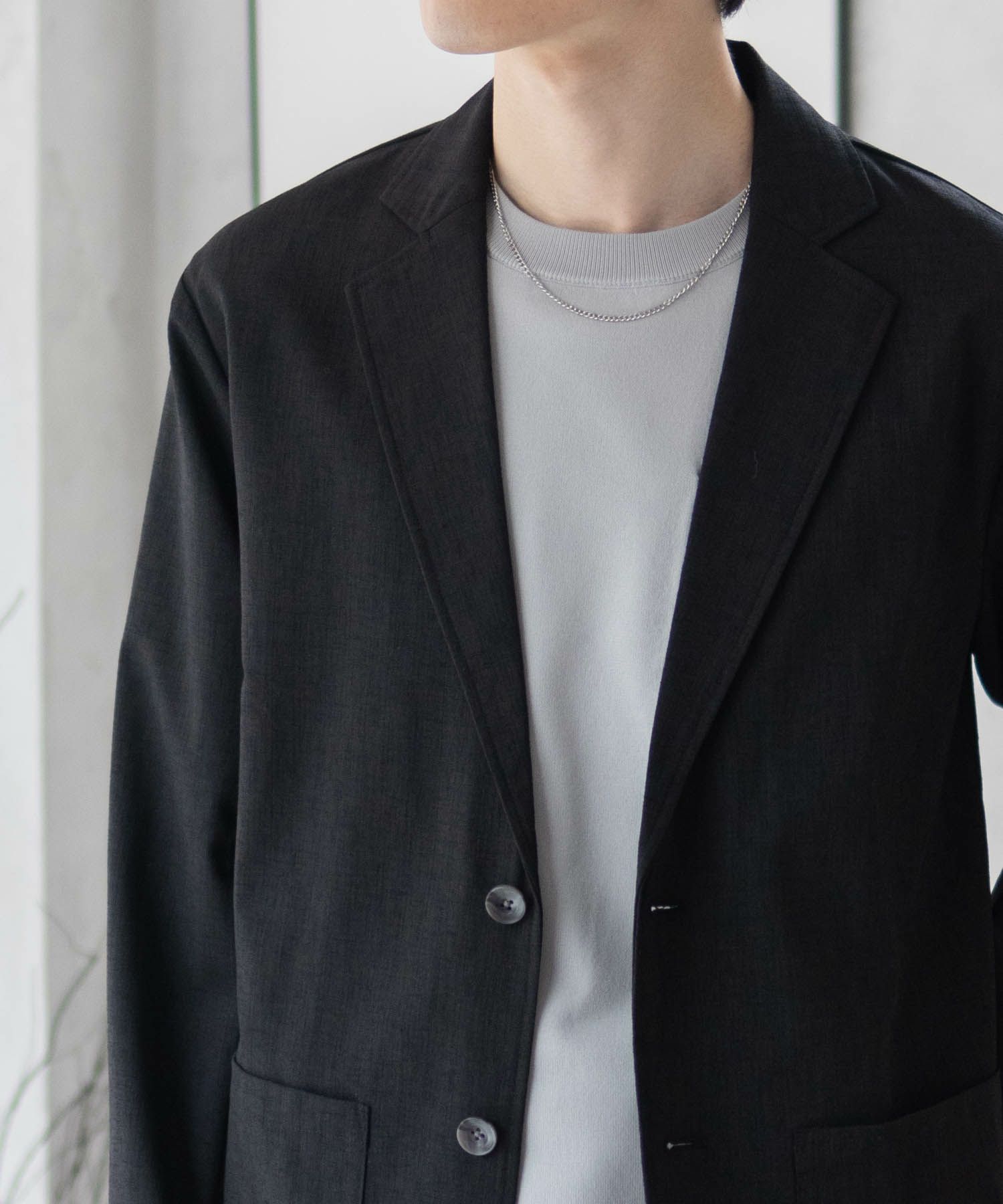 URBAN COLLECTION リネンライクジャケット メンズ