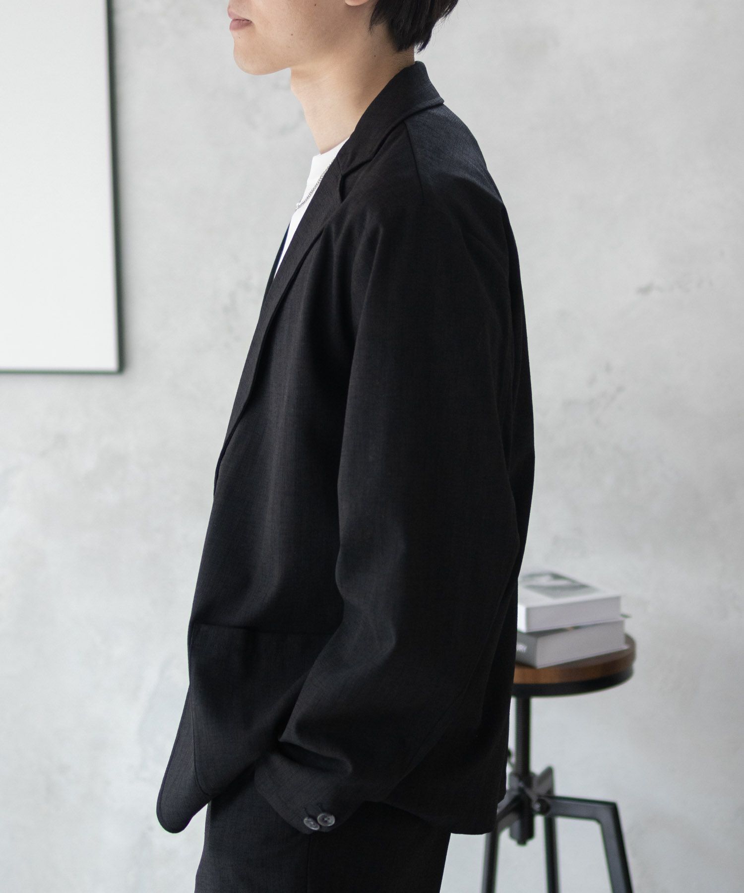 URBAN COLLECTION エアリネン リネンライクジャケット メンズ商品サムネイル-8