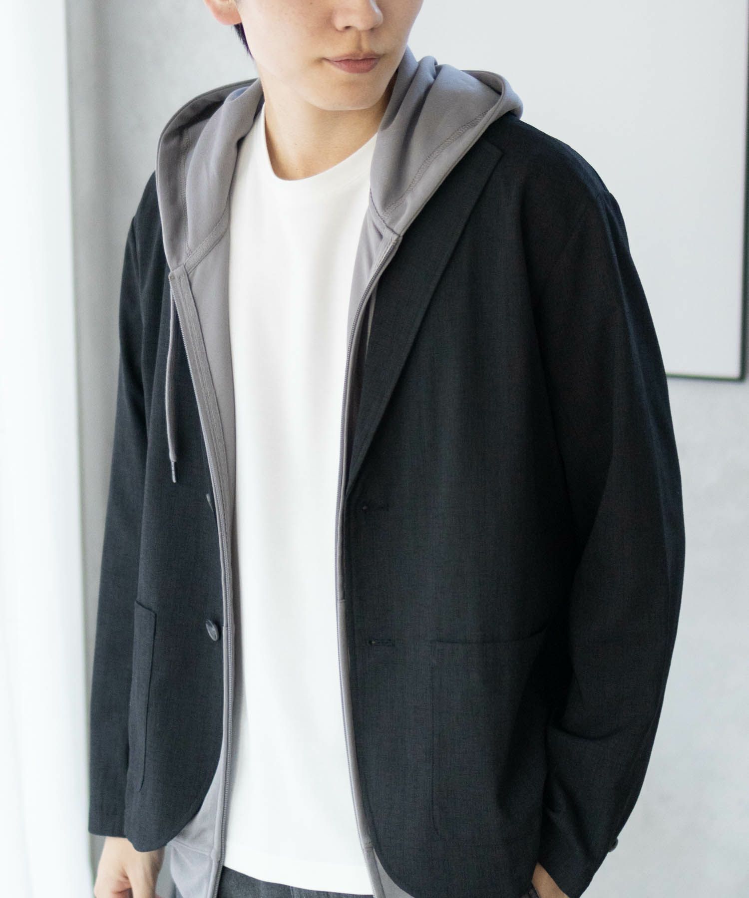 URBAN COLLECTION エアリネン リネンライクジャケット メンズ商品サムネイル-14