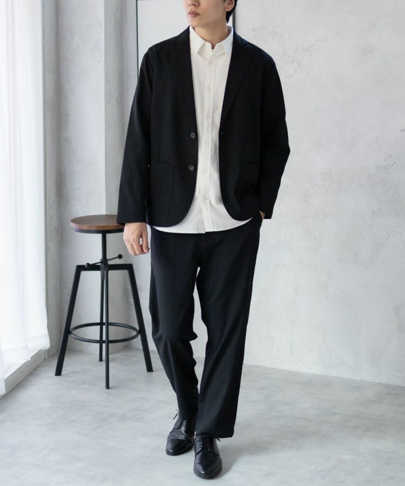 URBAN COLLECTION エアリネン リネンライクジャケット メンズ商品画像-17