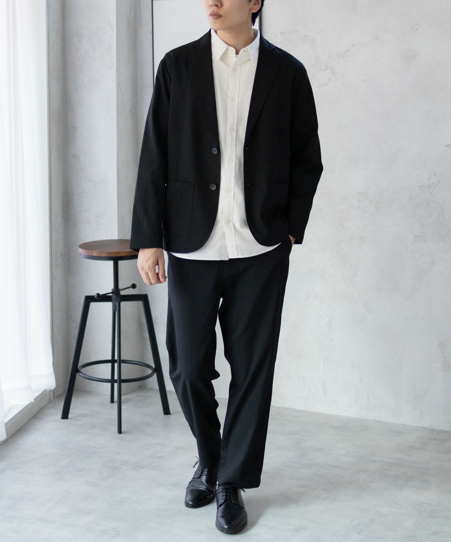 URBAN COLLECTION リネンライクジャケット メンズ