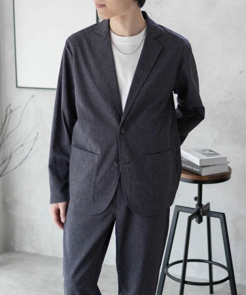 URBAN COLLECTION エアリネン リネンライクジャケット メンズ商品画像-22