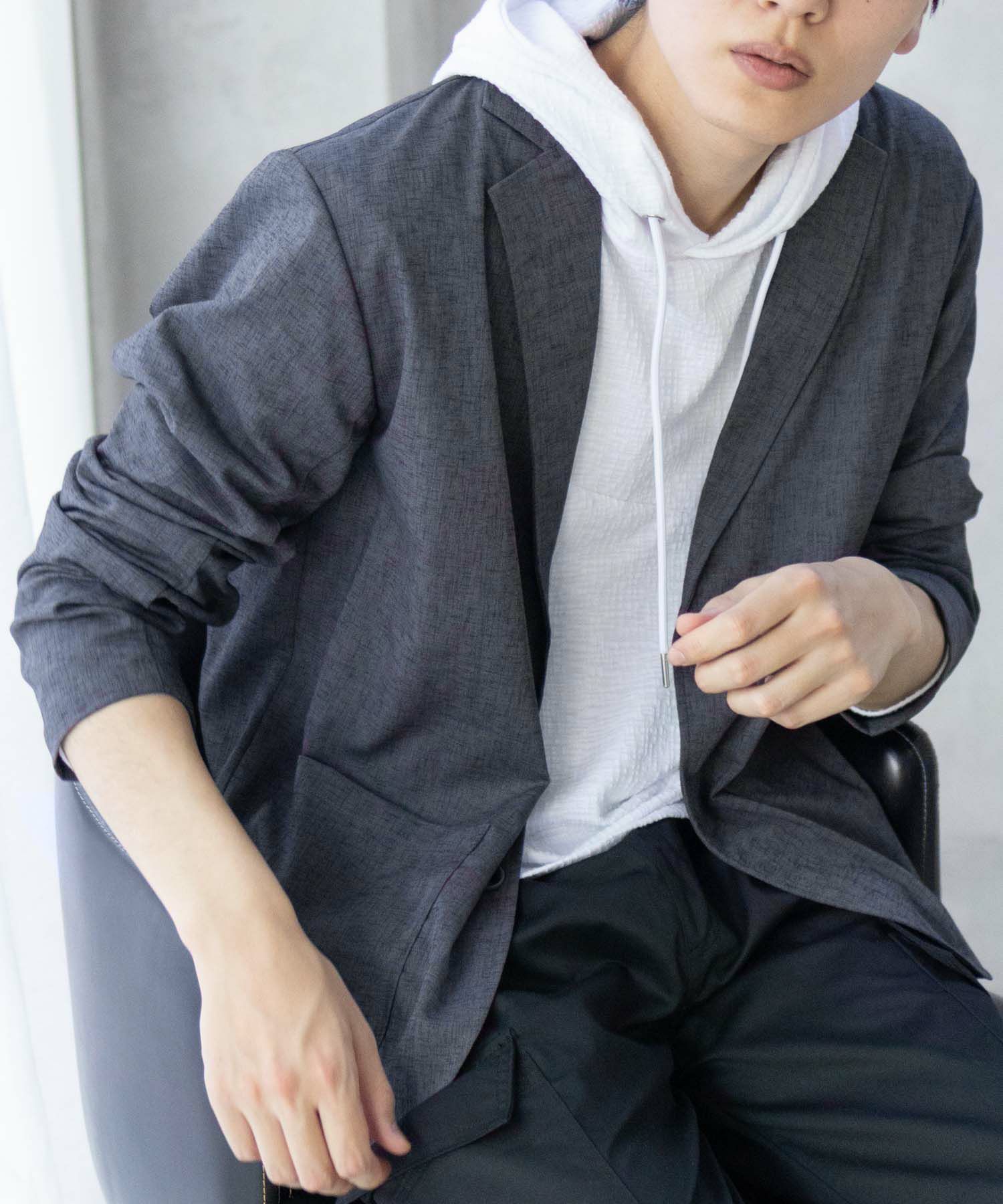 URBAN COLLECTION エアリネン リネンライクジャケット メンズ商品サムネイル-25