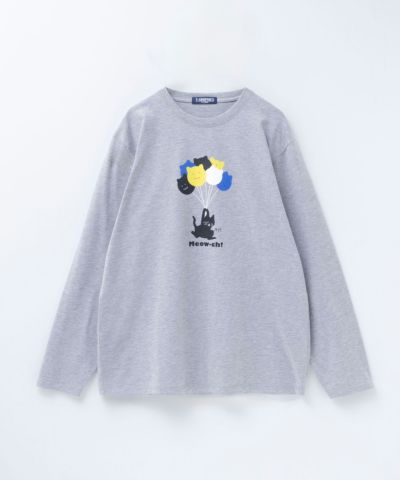 T-GRAPHICS  キャラデザイン長袖Ｔシャツ メンズ