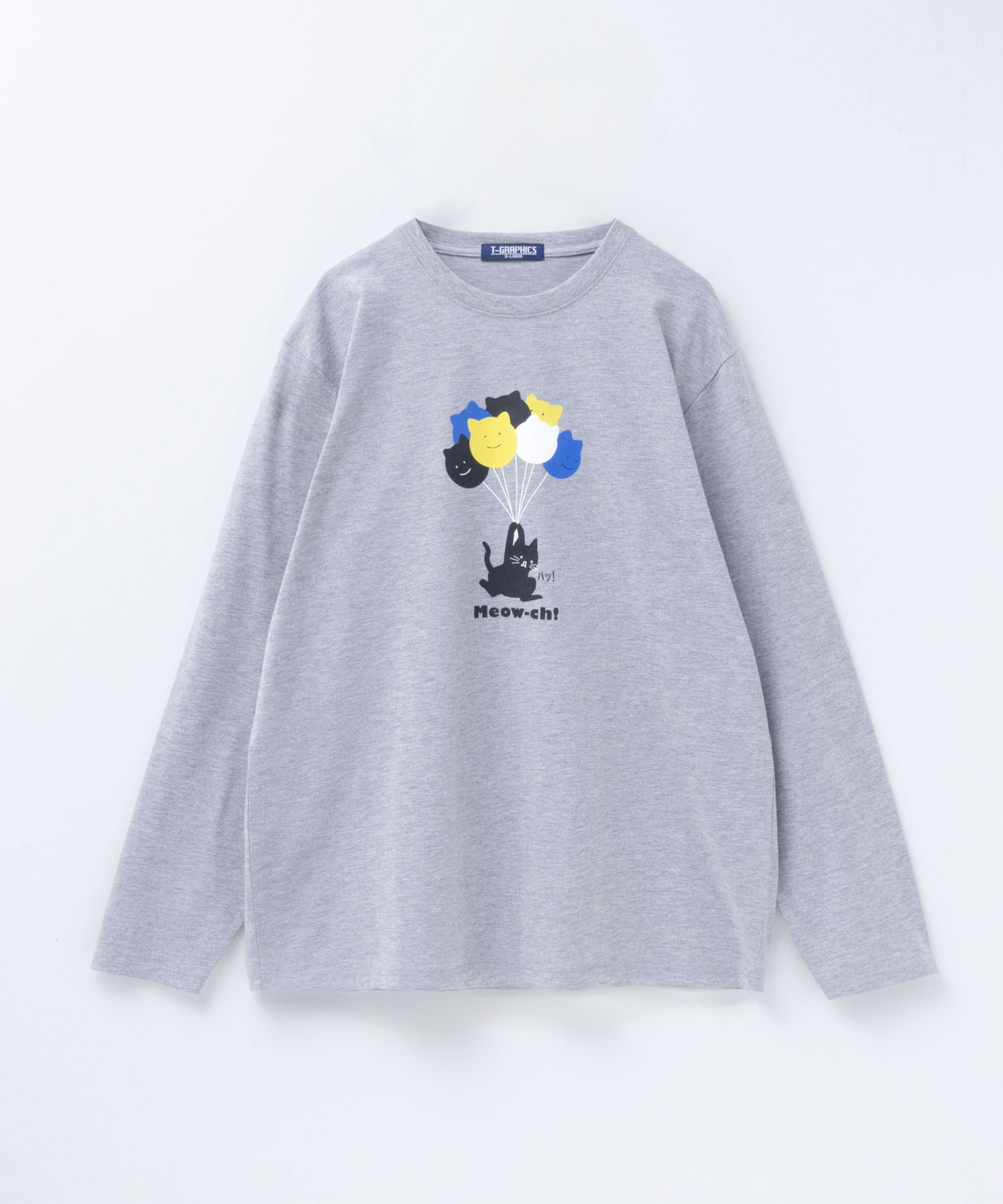 T-GRAPHICS キャラデザイン長袖Ｔシャツ メンズ