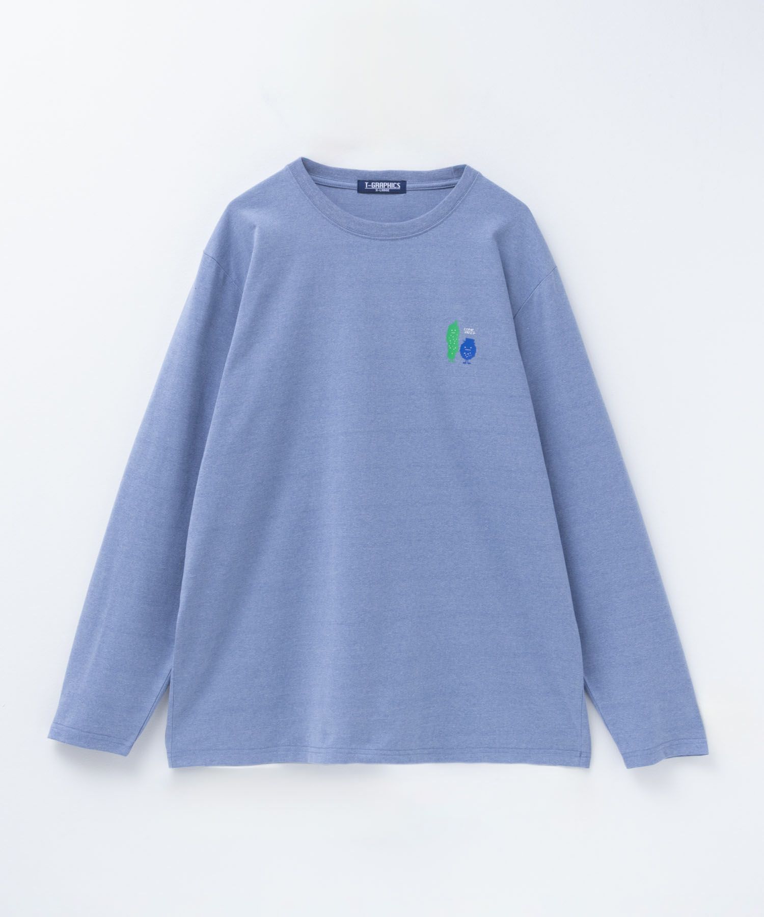 T-GRAPHICS キャラデザイン長袖Ｔシャツ メンズ