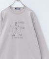 T-GRAPHICS ラインアート長袖Ｔシャツ メンズ
