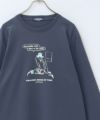 T-GRAPHICS ラインアート長袖Ｔシャツ メンズ