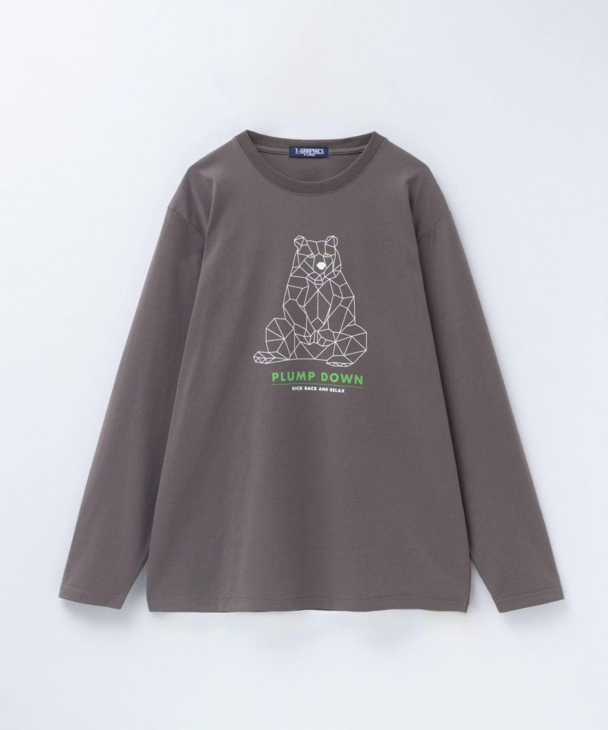 T-GRAPHICS ラインアート長袖Ｔシャツ メンズ