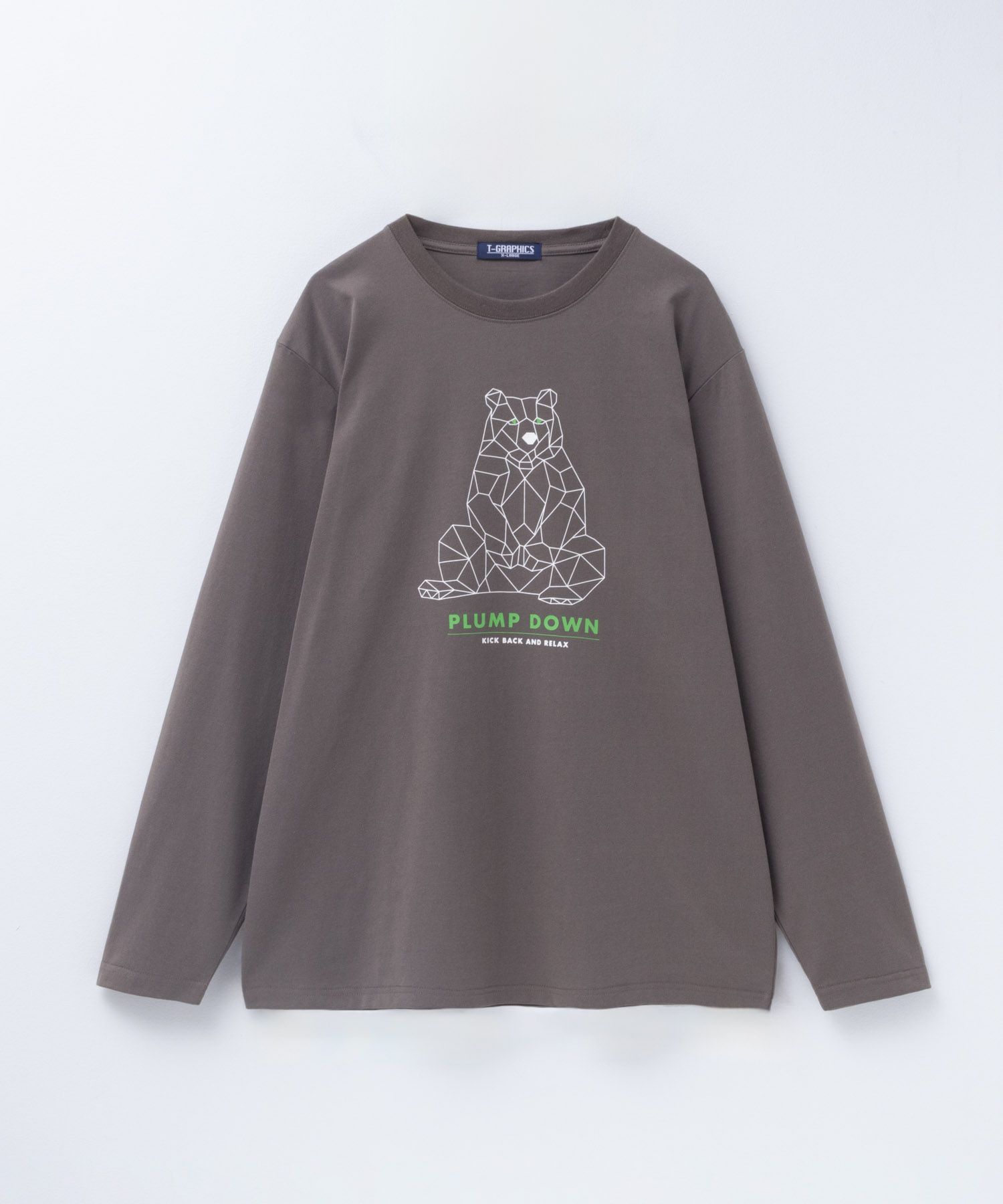 T-GRAPHICS ラインアート長袖Ｔシャツ メンズ