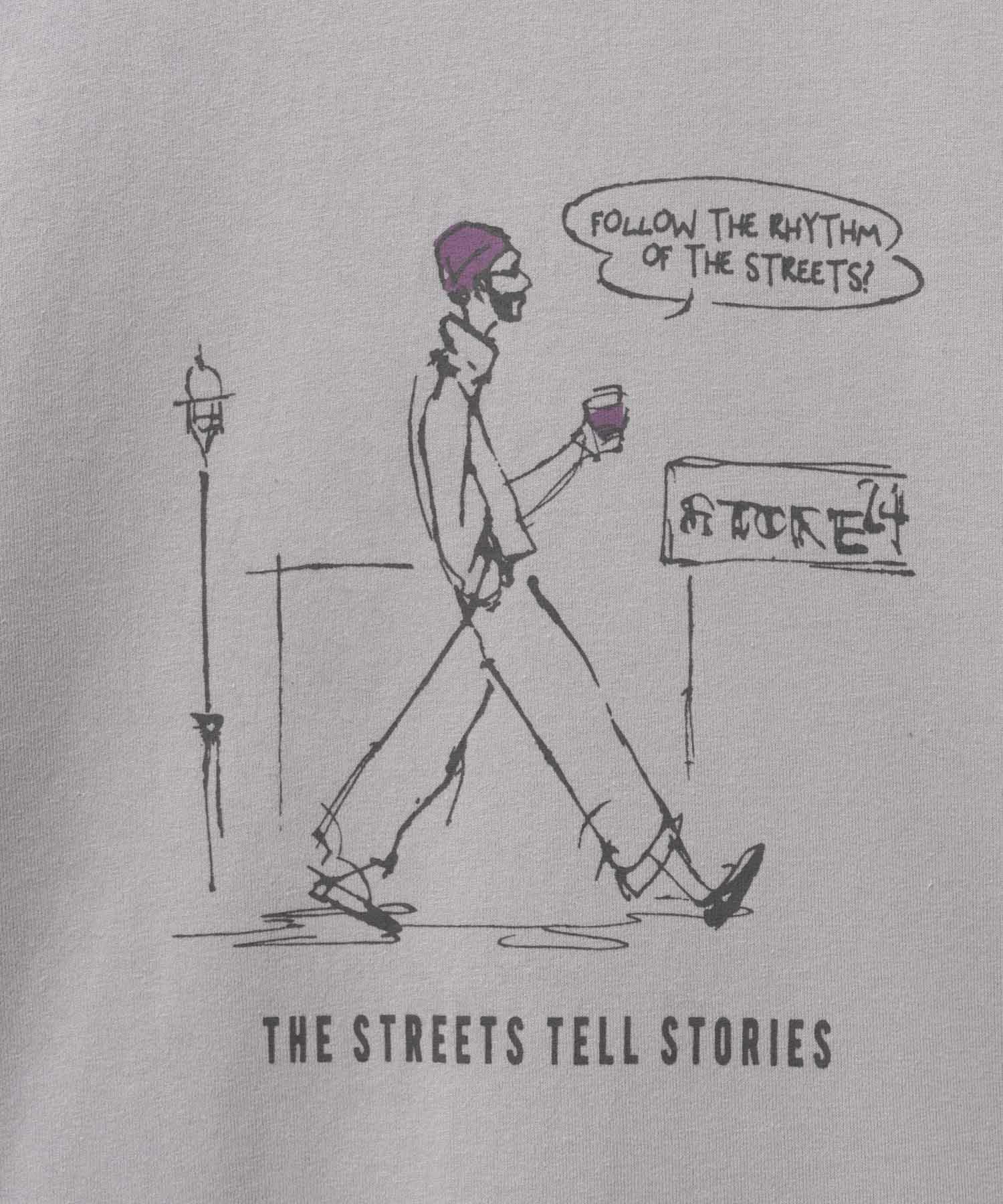 T-GRAPHICS ラインアート長袖Tシャツ メンズ商品画像-13