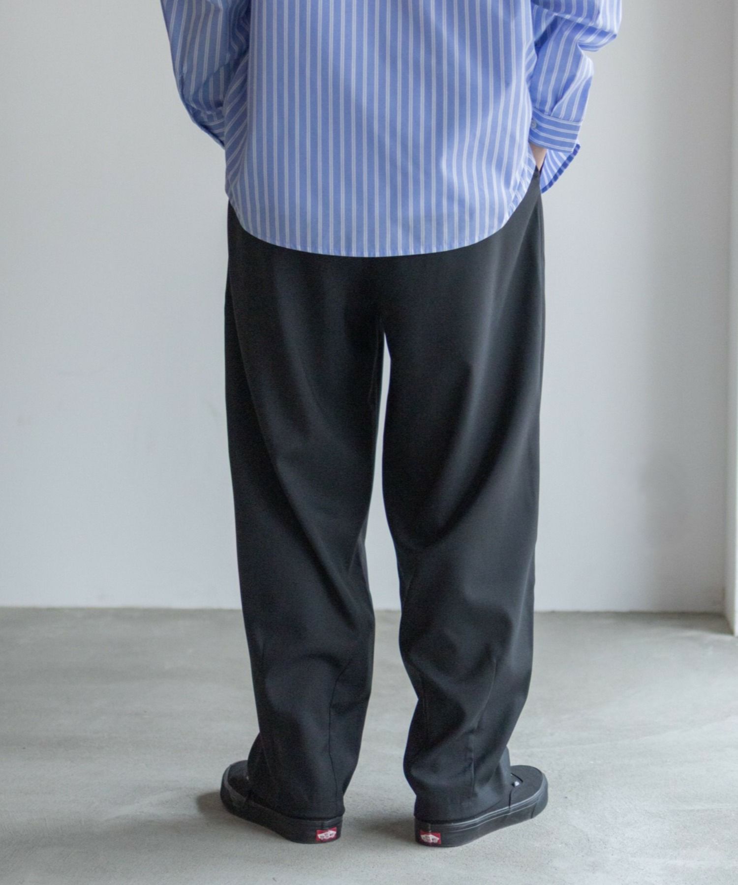 URBAN COLLECTION タックワイドスラックス メンズ