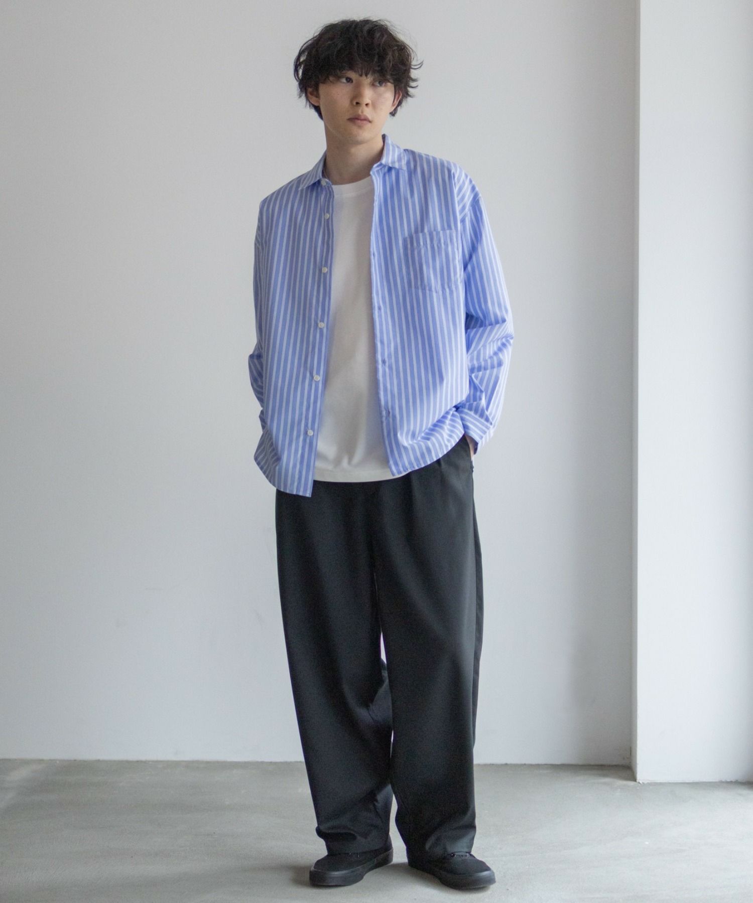 [期間限定価格]URBAN COLLECTION  タックワイドスラックス メンズ商品サムネイル-6