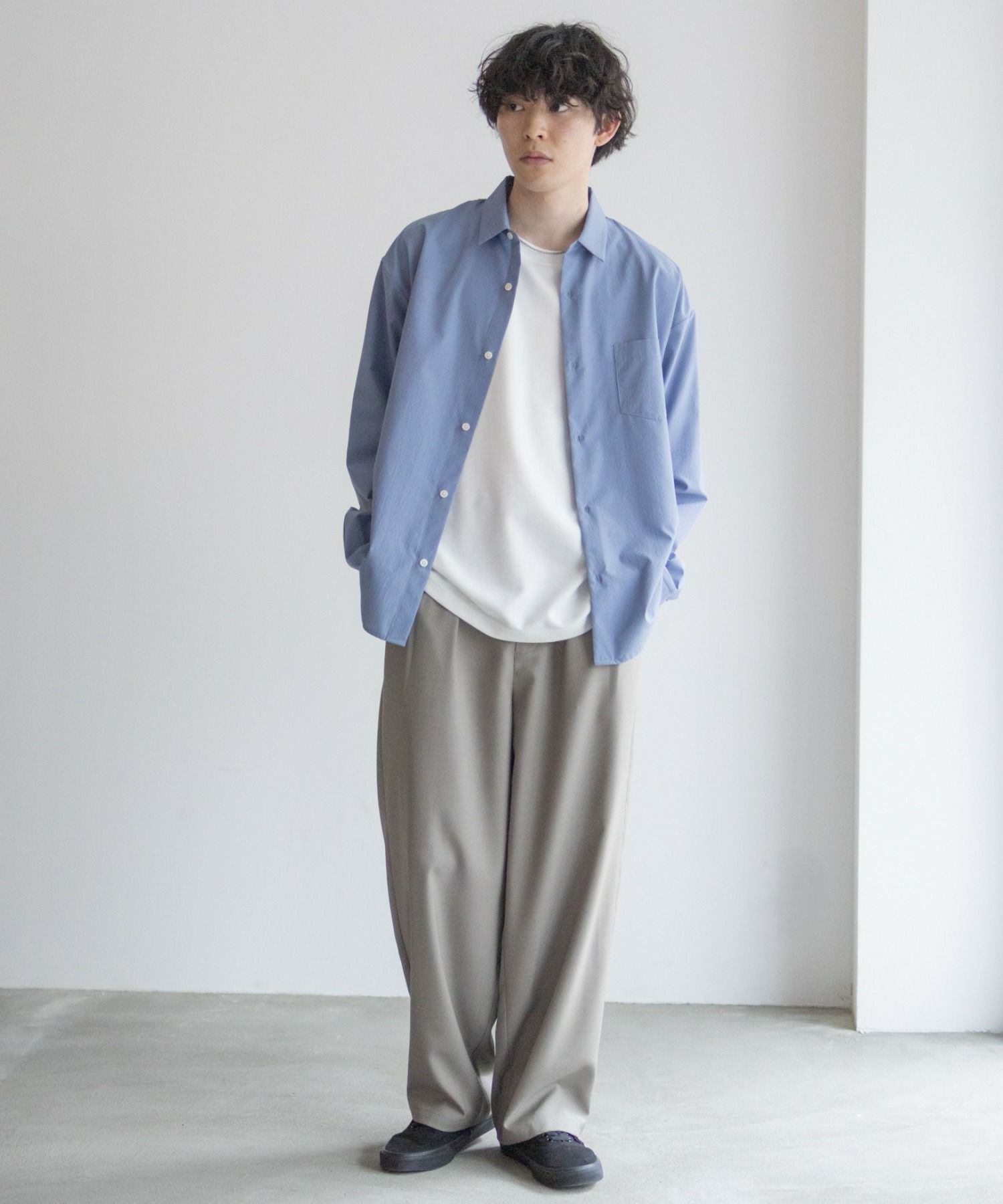 [期間限定価格]URBAN COLLECTION  タックワイドスラックス メンズ商品サムネイル-14