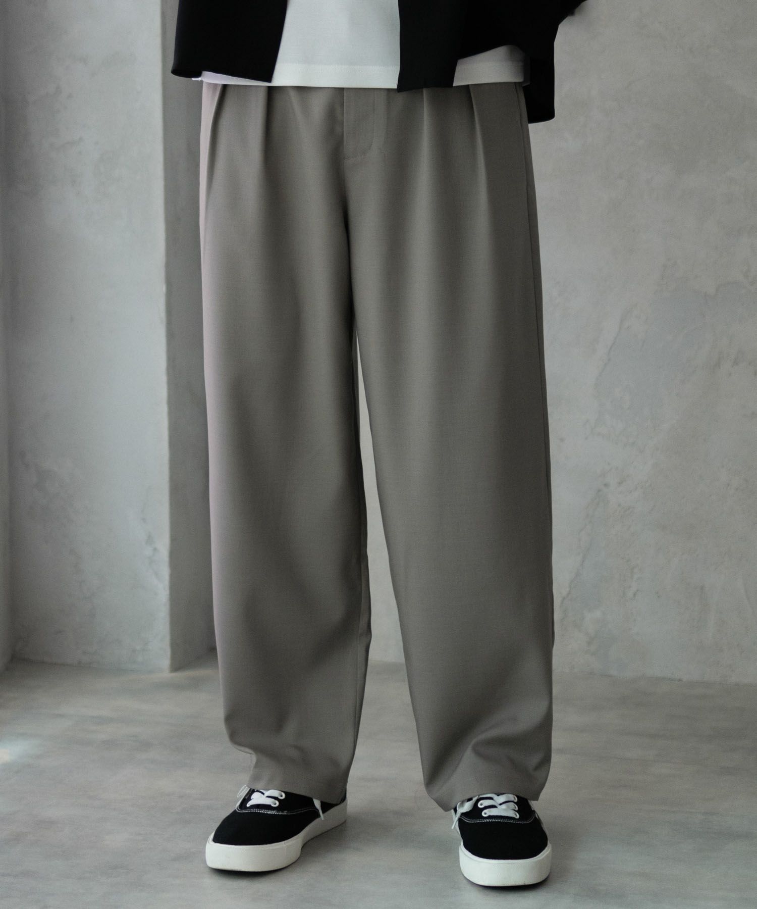 [期間限定価格]URBAN COLLECTION  タックワイドスラックス メンズ商品画像-26