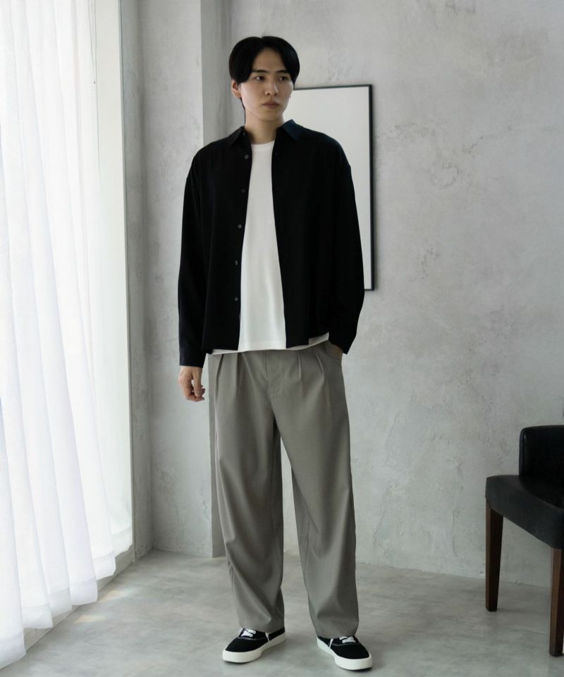 URBAN COLLECTION  タックワイドスラックス メンズ商品画像-30