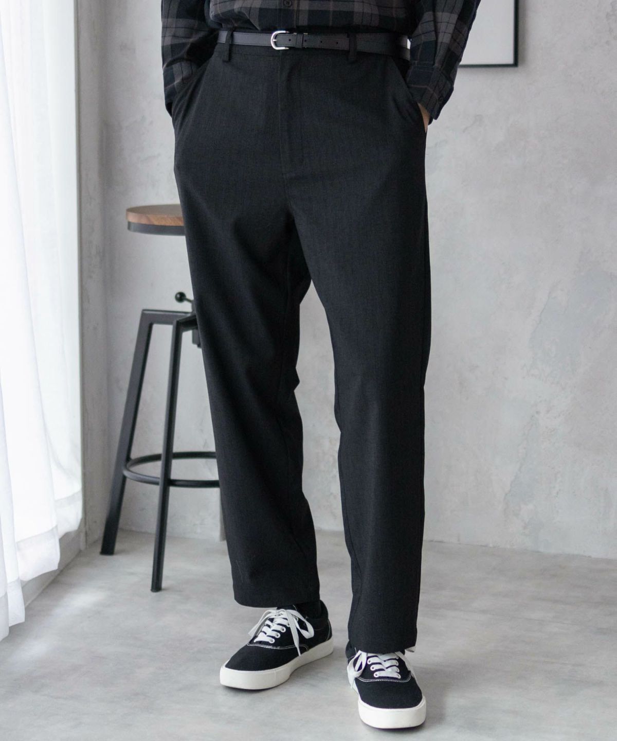 URBAN COLLECTION リネンライクパンツ メンズ