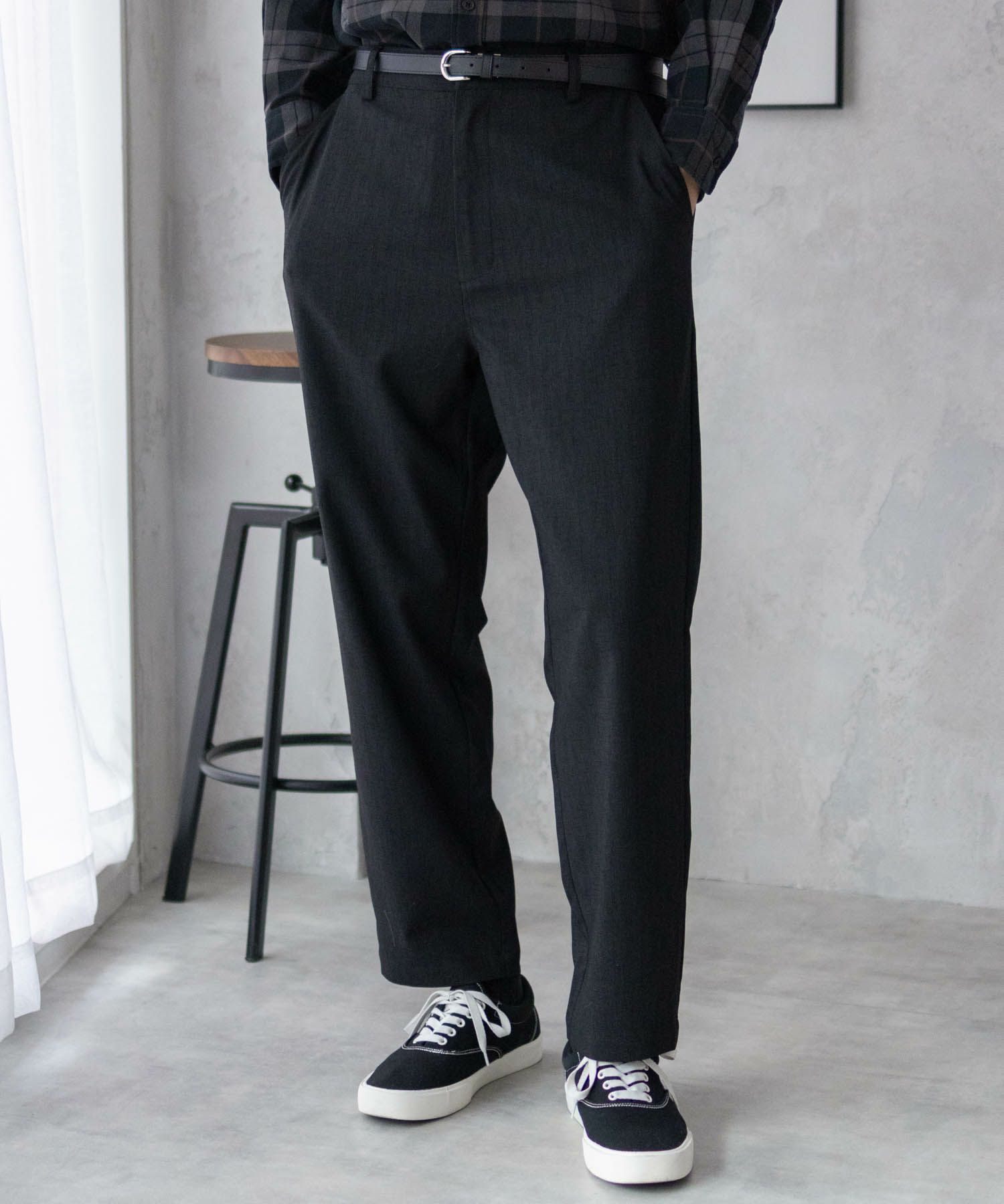 URBAN COLLECTION リネンライクパンツ メンズ