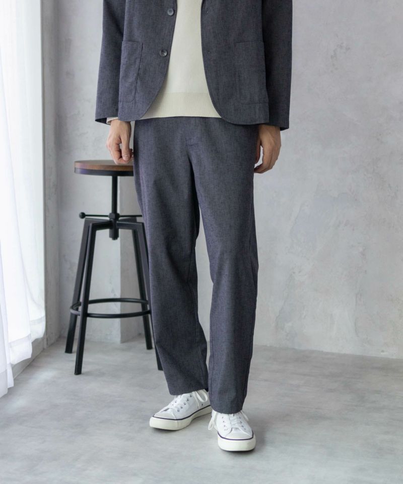 URBAN COLLECTION エアリネン リネンライクパンツ メンズ商品画像-3