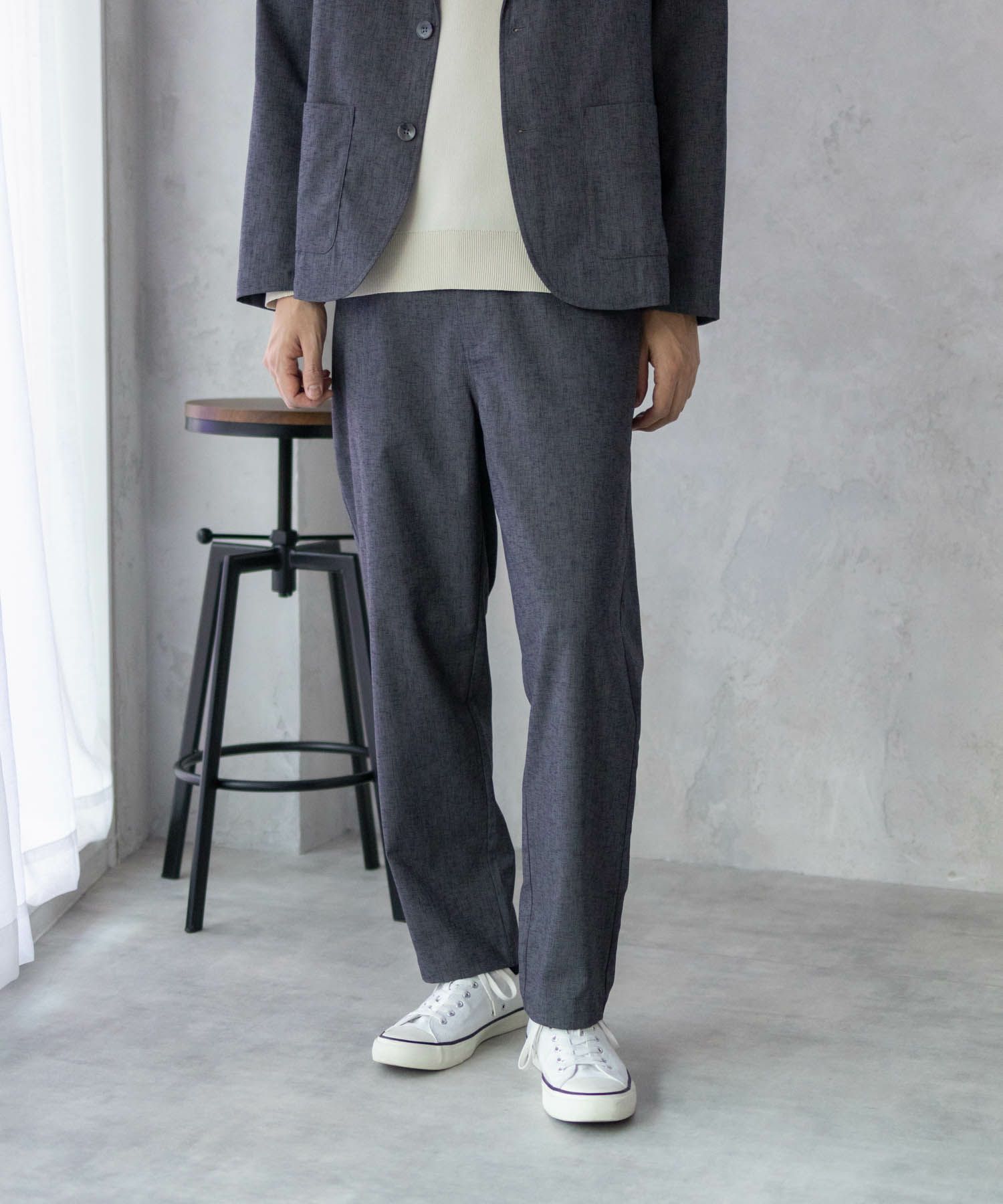 URBAN COLLECTION エアリネン リネンライクパンツ メンズ商品サムネイル-3