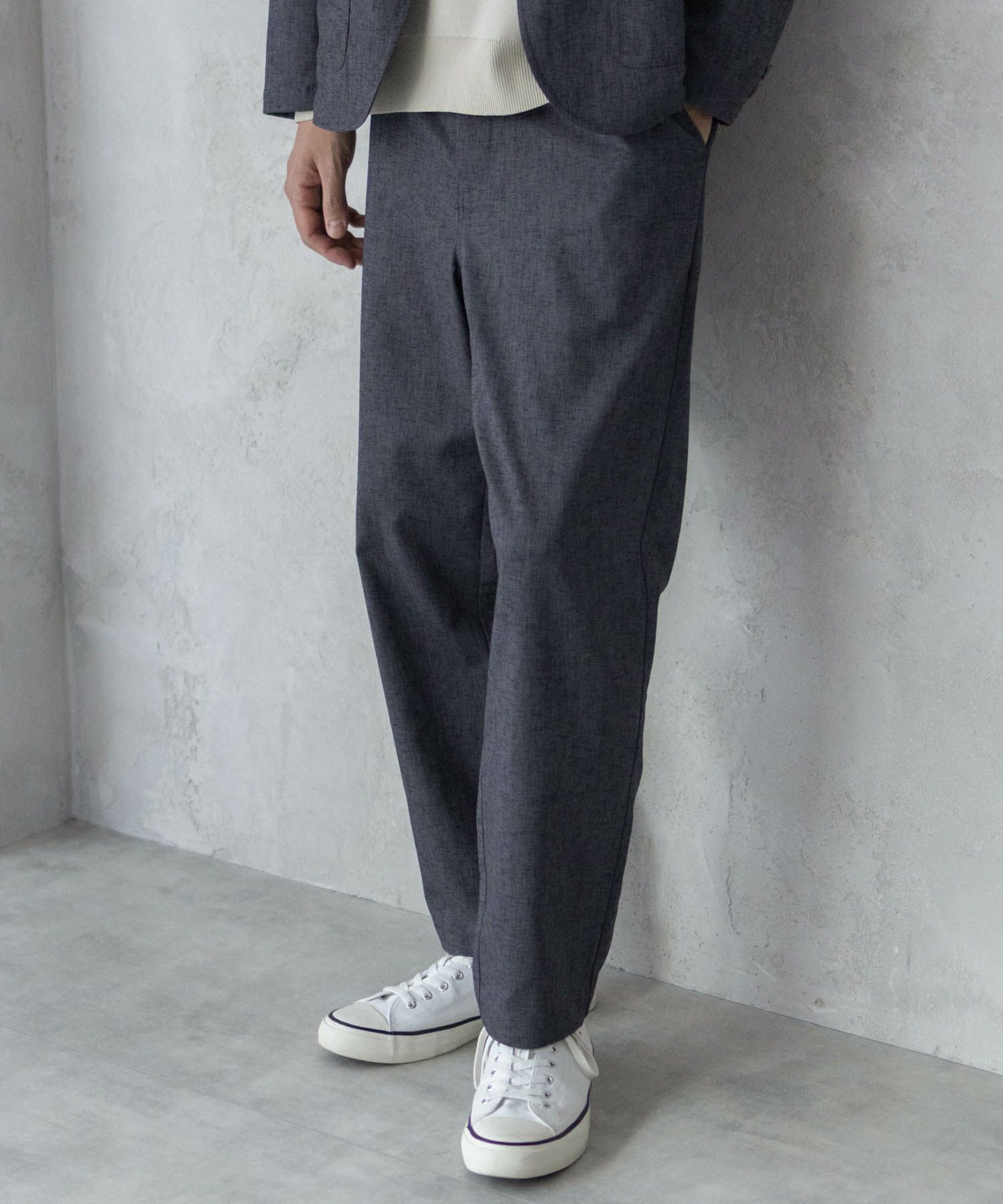 URBAN COLLECTION エアリネン リネンライクパンツ メンズ商品サムネイル-4