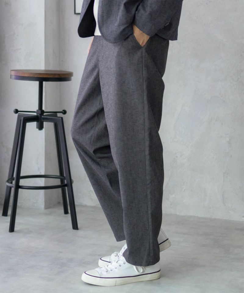 URBAN COLLECTION エアリネン リネンライクパンツ メンズ商品画像-6