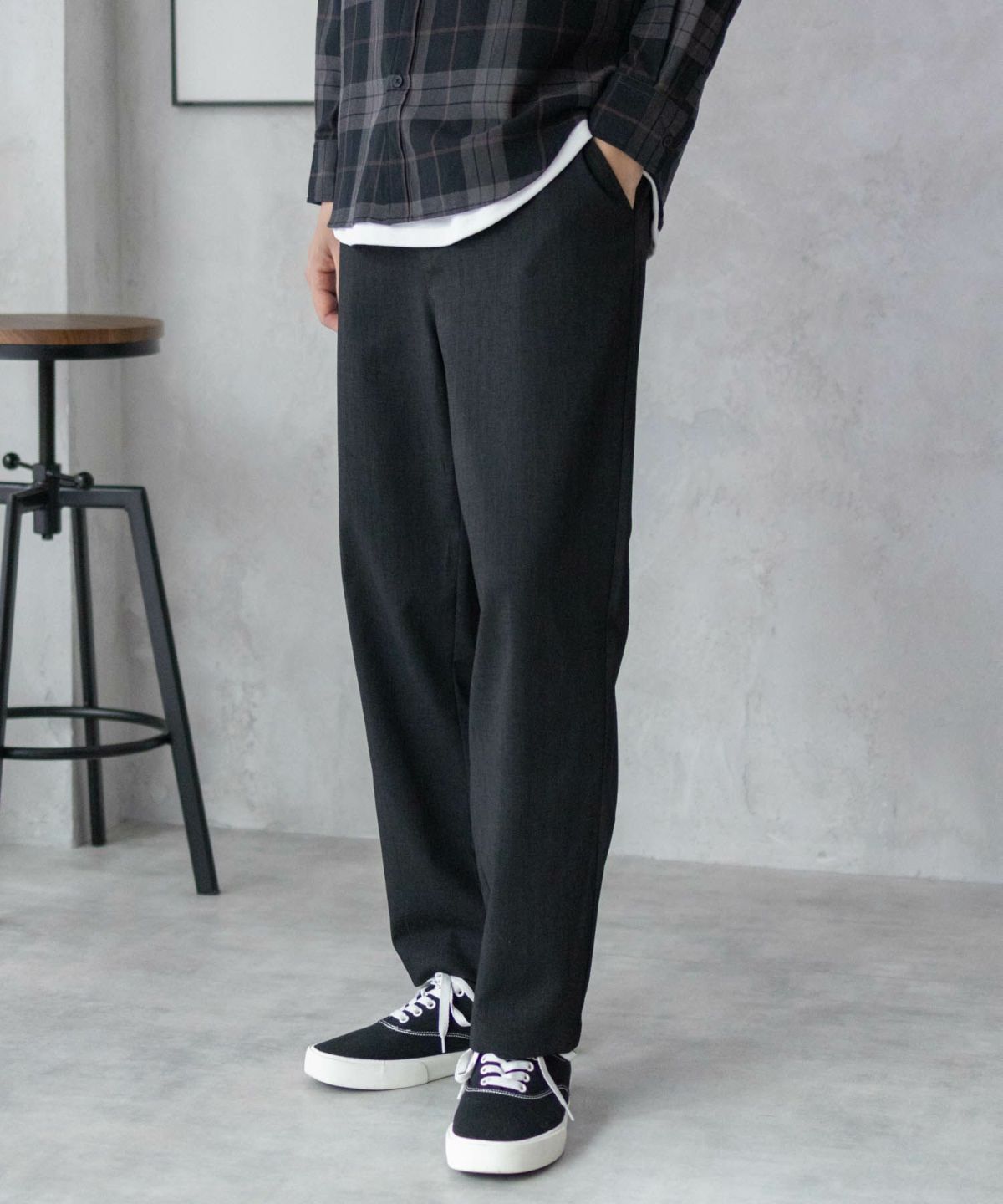 URBAN COLLECTION リネンライクパンツ メンズ