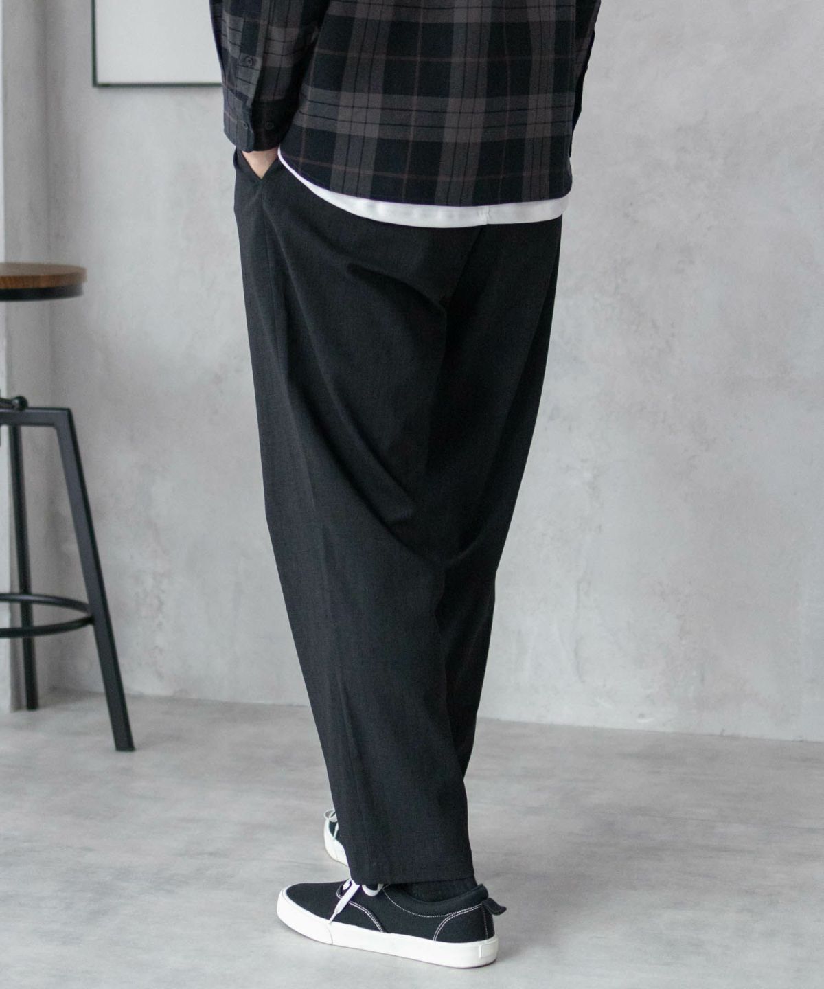 URBAN COLLECTION リネンライクパンツ メンズ