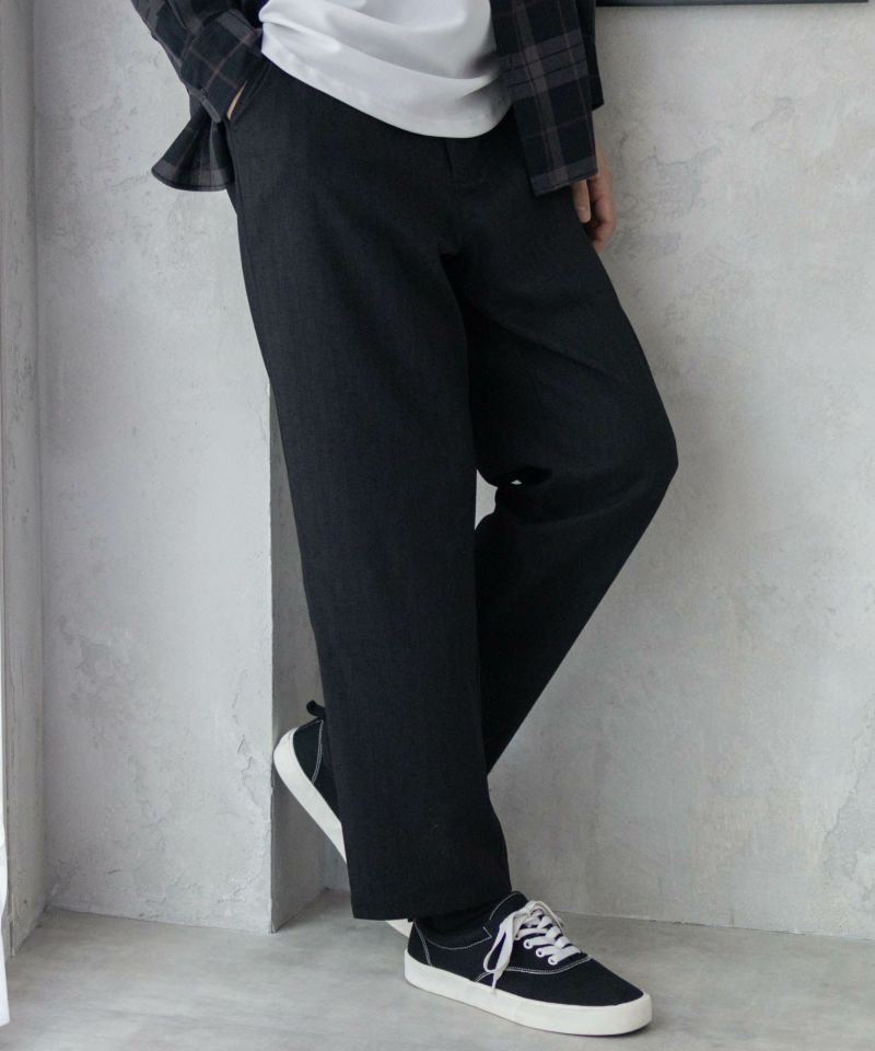 URBAN COLLECTION エアリネン リネンライクパンツ メンズ商品画像-11