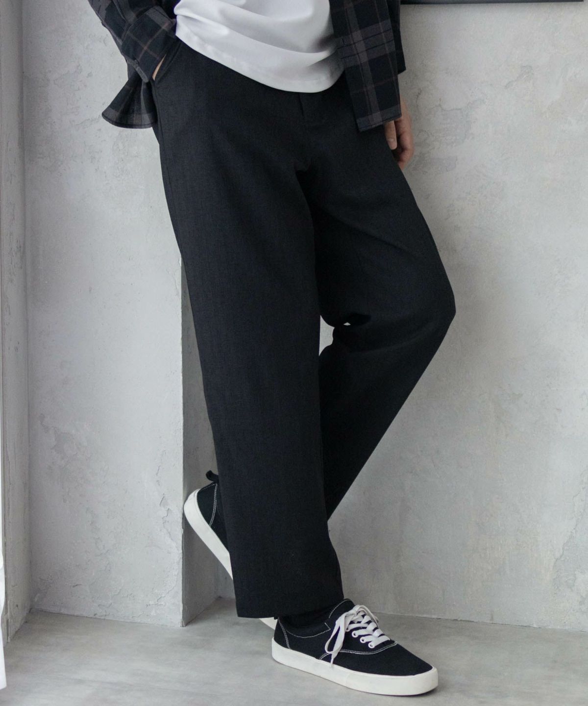 URBAN COLLECTION リネンライクパンツ メンズ