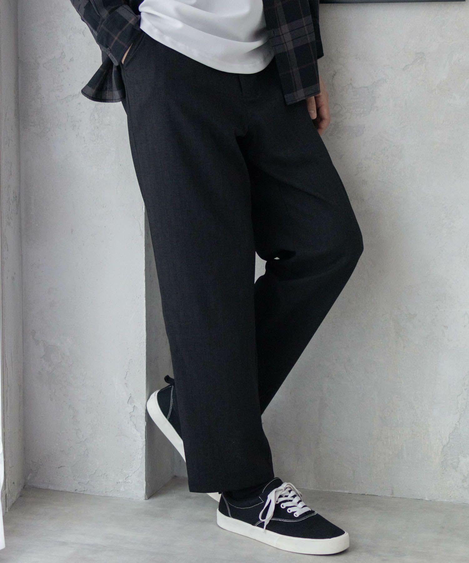 URBAN COLLECTION リネンライクパンツ メンズ