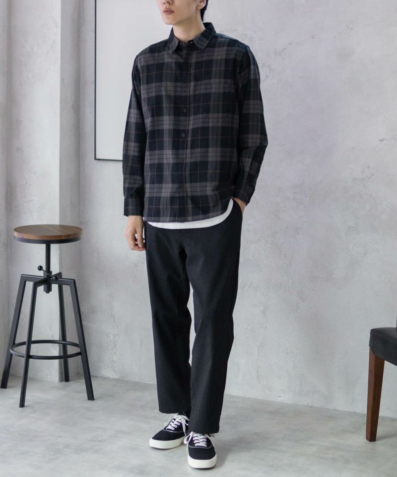 URBAN COLLECTION エアリネン リネンライクパンツ メンズ商品画像-12